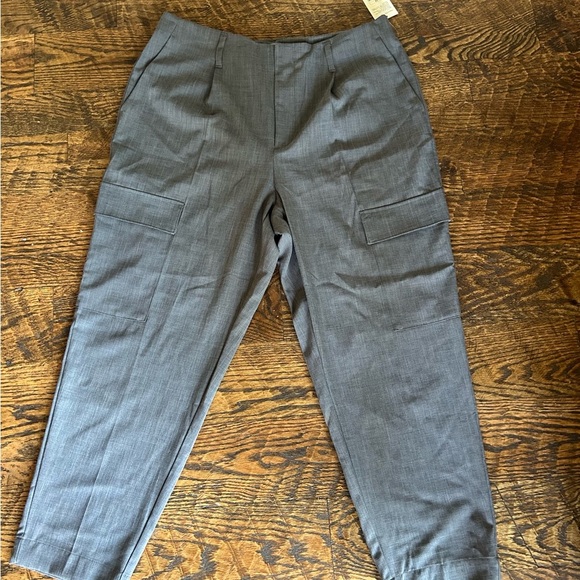 NWT A New Day Charcoal Women's Cargo Trousers Size 14 R - Picture 2 of 9